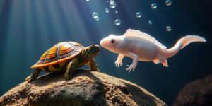 Can You Put a Turtle with an Axolotl?